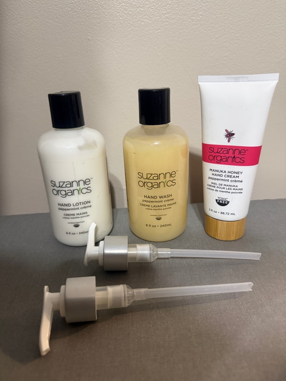 Suzanne Organics Hand Care Trio